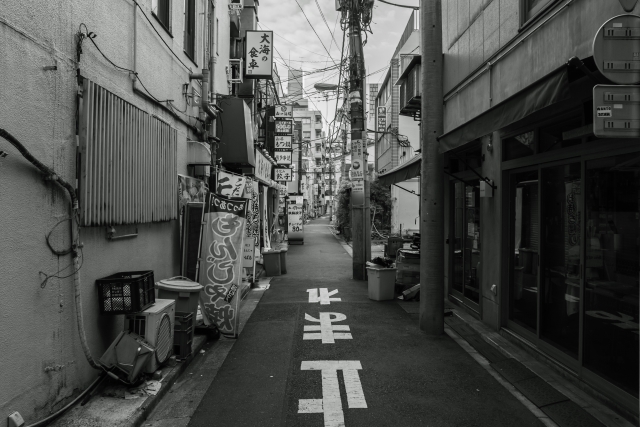 浅草橋の路地裏